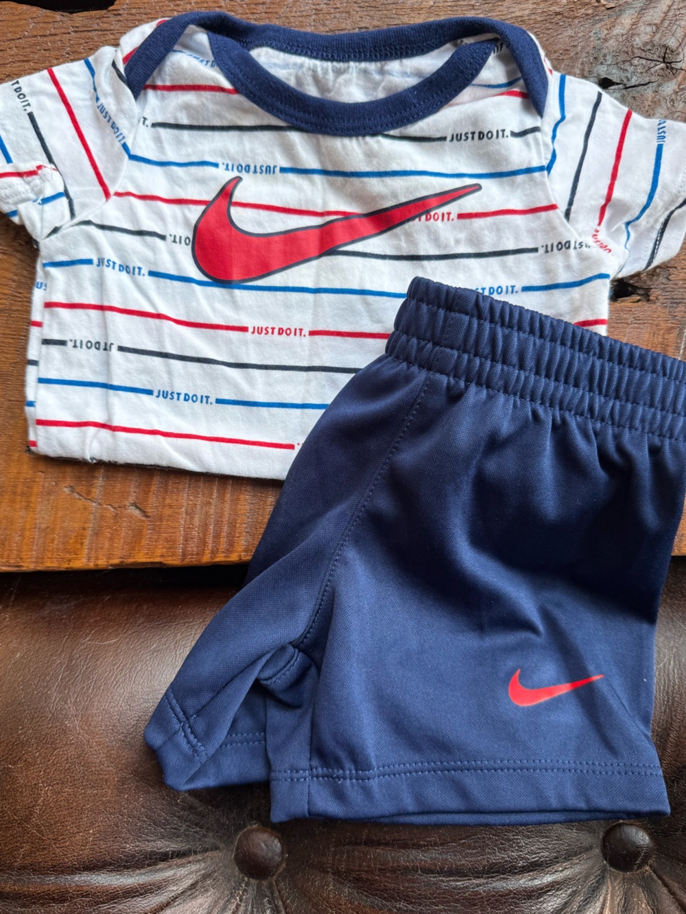 Nike Set with Shorts and Matching Body Suit